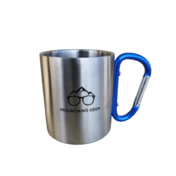 SKODELICA Z NAPISOM - MOUNTAINS GEEK