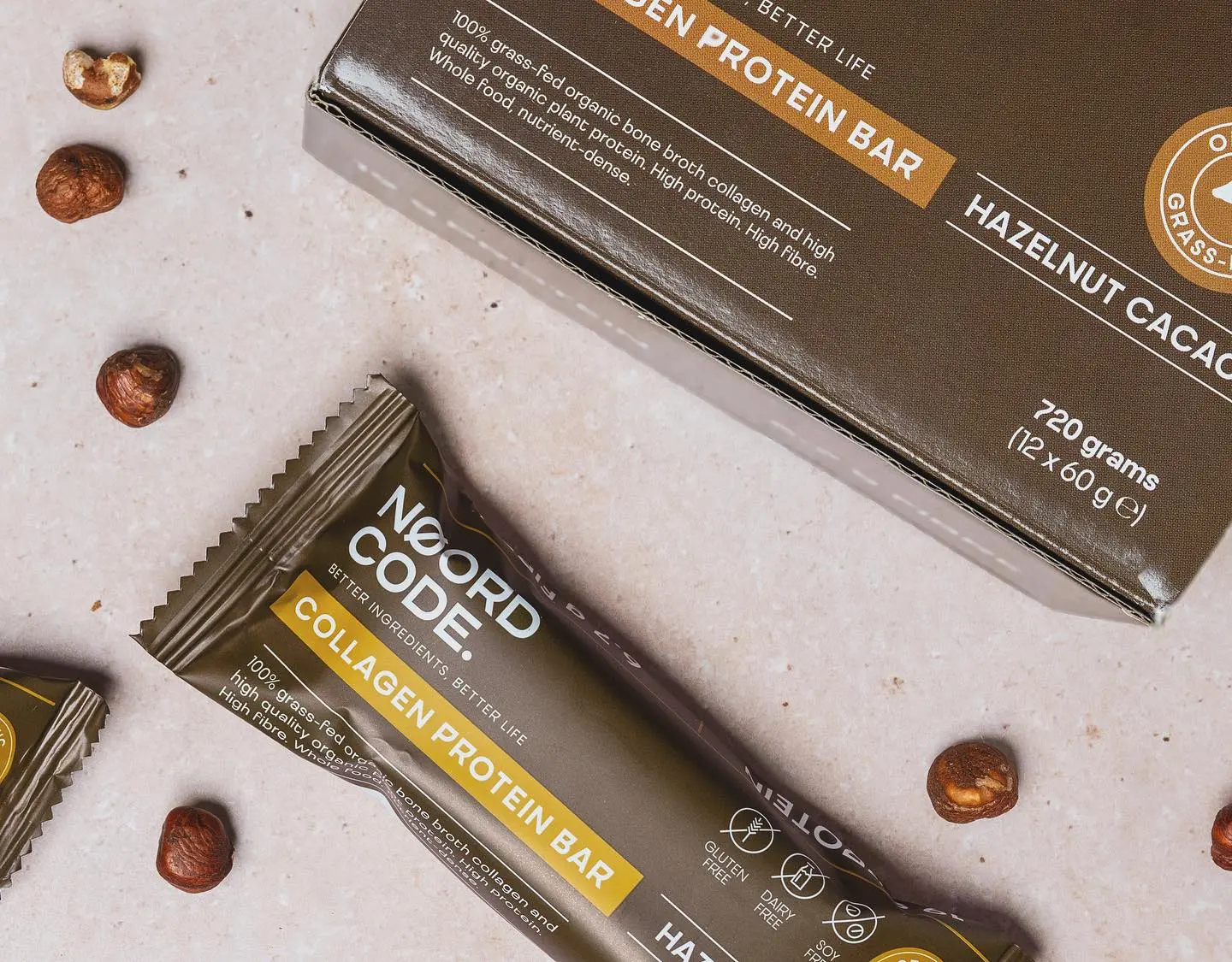 Beljakovinska ploščica s kolagenom Noordcode - slika 2